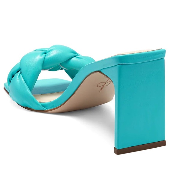 New Jessica Simpson Sassia High Heel Slide in Aqua - Picture 9 of 16
